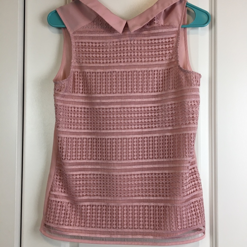 NWOT Tu pink top